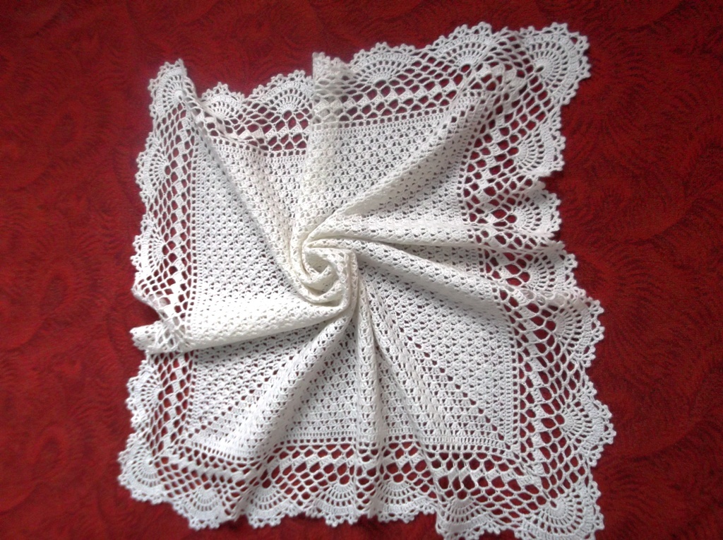 Плед для новорожденной крючком. Работа и фото автора канала, т.е. моя авторская.