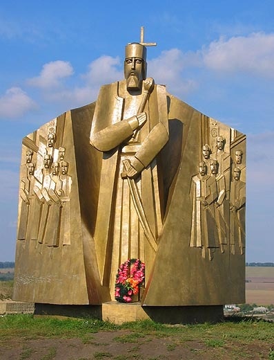 Монумент на месте Хотинского сражения 1621 года. Из открытых источников