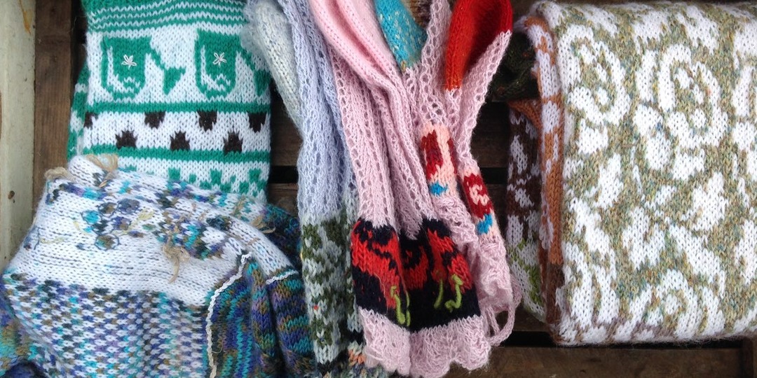 Учебный курс по вязанию носков с ажурными и жаккардовыми узорами к книге "Садовница".