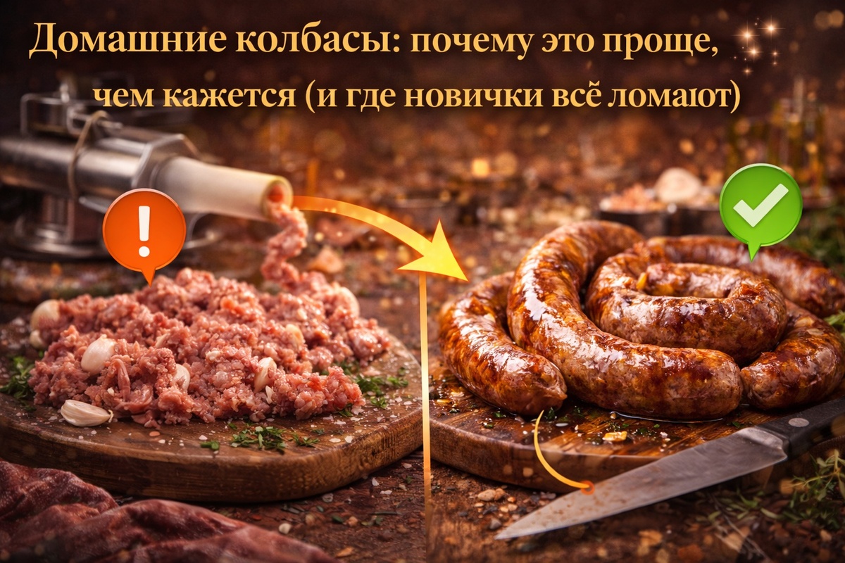 Домашние колбасы: почему это проще, чем кажется