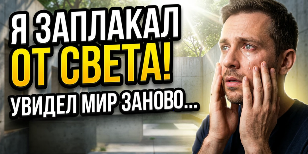 Я заплакал от радости, увидев солнце во дворе