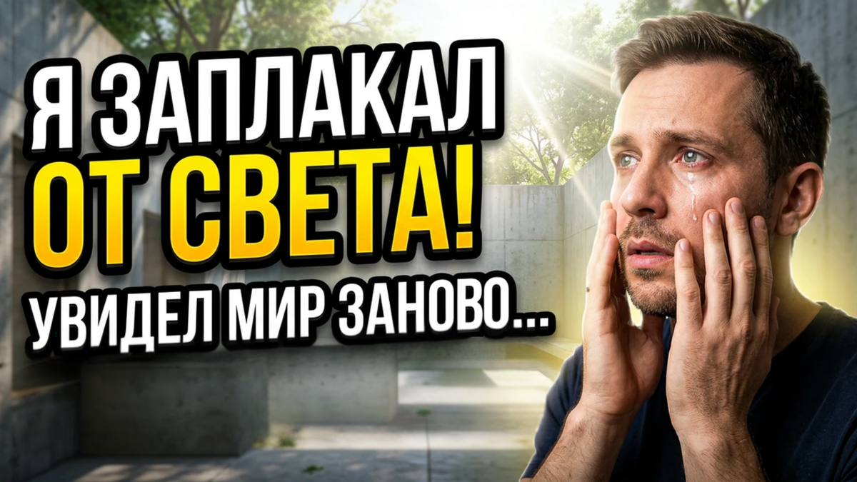 Я заплакал от радости