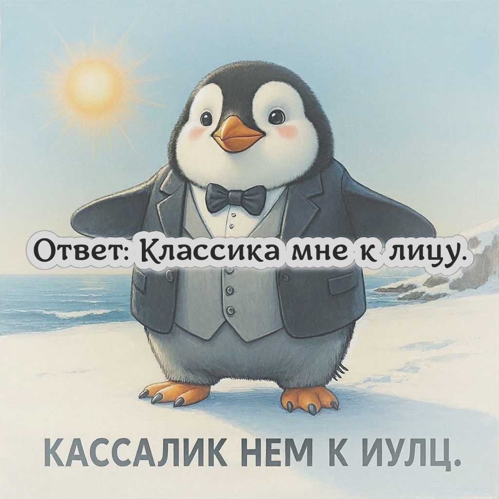 Классика мне к лицу.