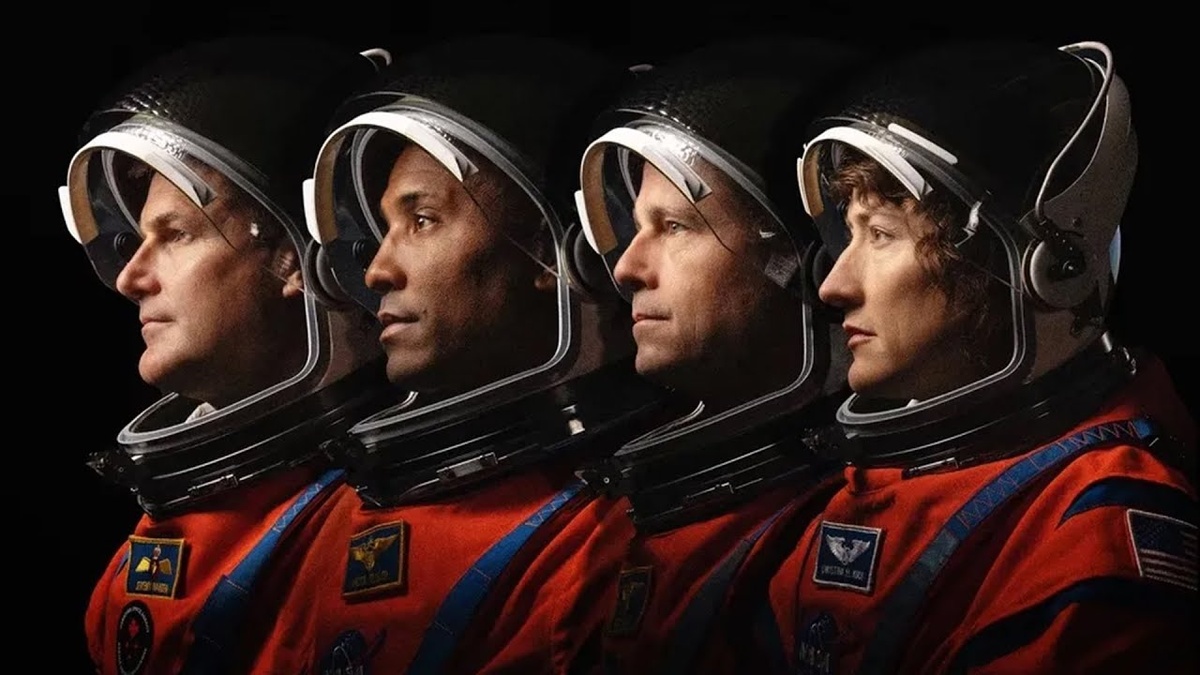 Астронавты миссии «Artemis II» — Джереми Хансен, Виктор Гловер, Рид Уайзман и Кристина Кох.