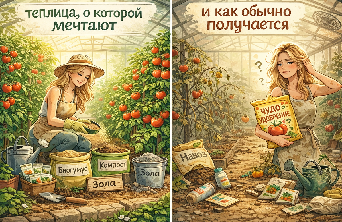 Кормим грядки