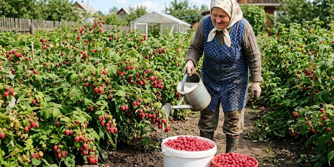 Бабушка - опытный малиновод расскажет все секреты по уходу за малиной весной для супер большого урожая.