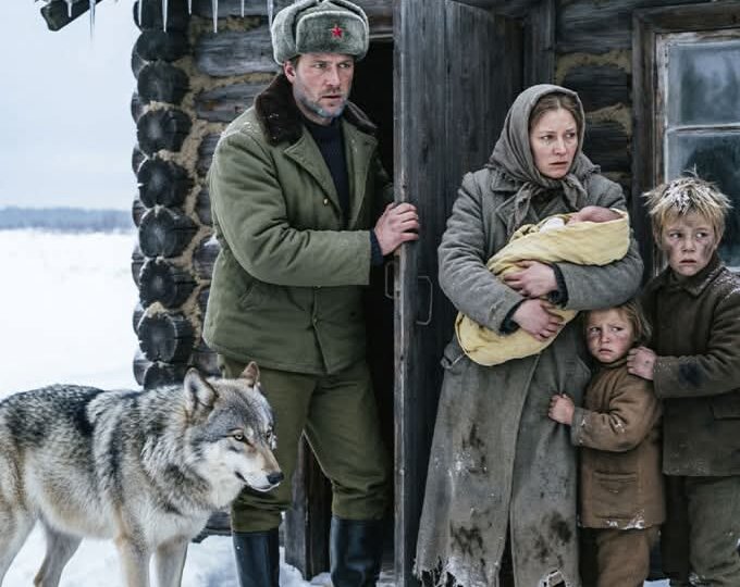 ОН ВПУСТИЛ ЗАМЕРЗАЮЩУЮ СЕМЬЮ В ДОМ… и чуть не поплатился жизнью. Но когда на пороге встал ОГРОМНЫЙ ДИКИЙ ВОЛК, правда о гостях вылезла наруж