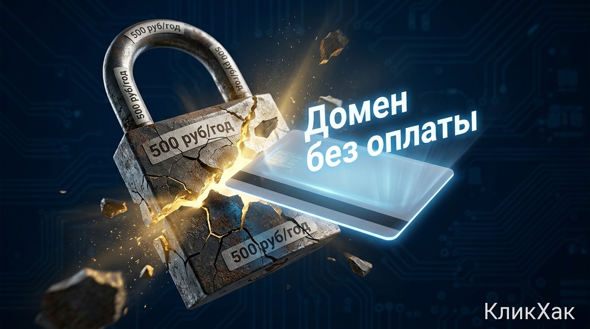 Домен без годовой платы и кредитной карты