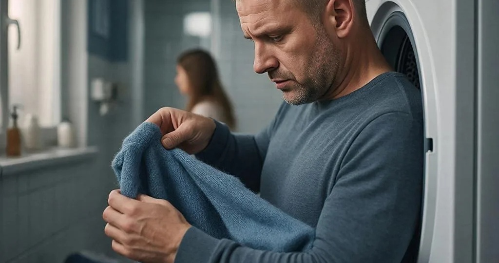 Чужой свитер в стирке