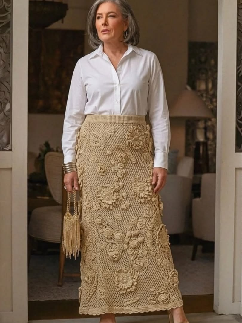 юбка крючком