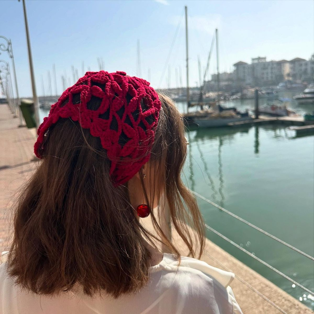 вязание крючком косынки