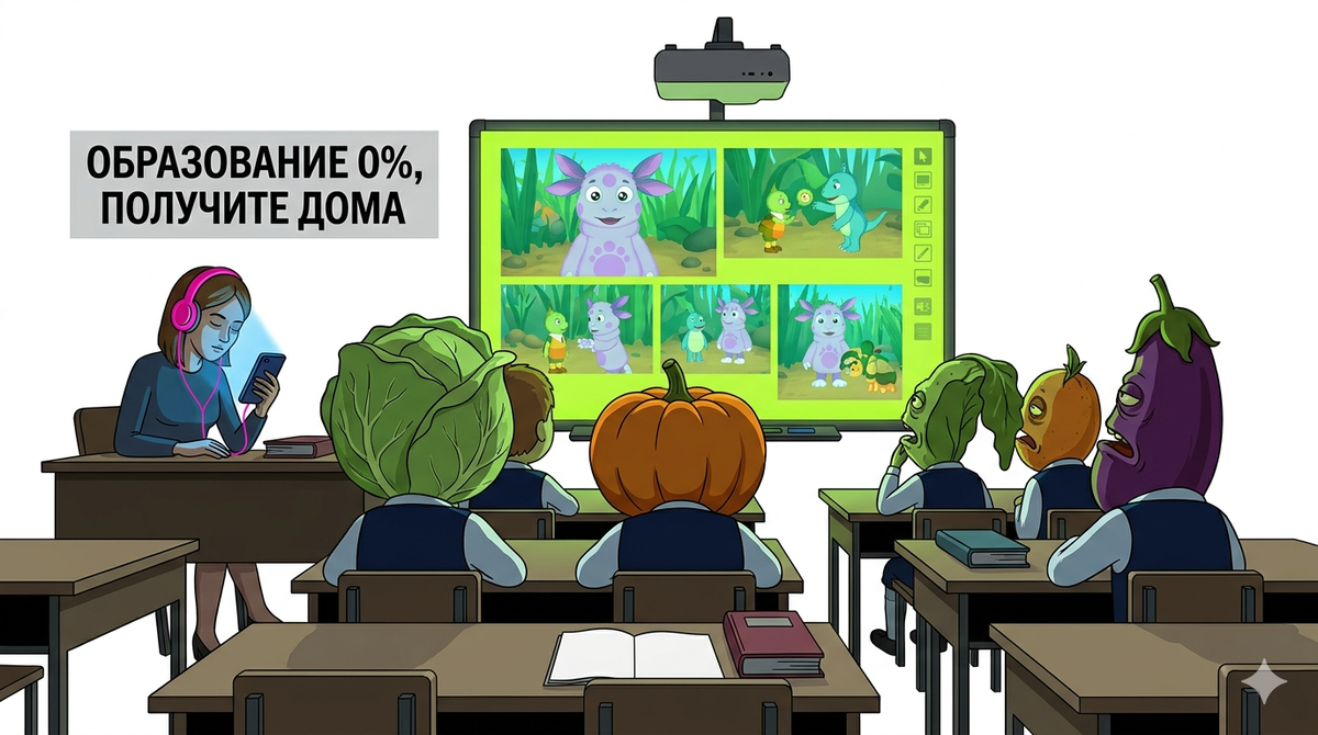 «Вместо правил — мультики, вместо учителя — смартфон: как остановить деградацию ребенка на уроках»