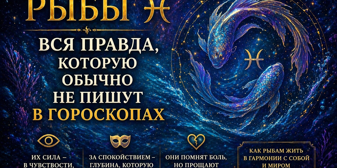 Знак зодиака Рыбы: вся правда, которую обычно не пишут в гороскопах