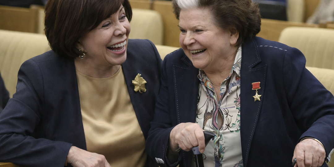 89-летняя Терешкова и антинародная Роднина может пора на пенсию этим дамам
