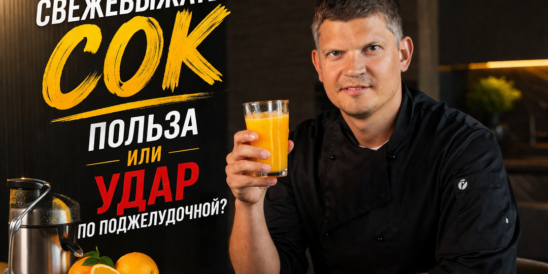 Свежевыжатый сок - польза или удар по поджелудочной?