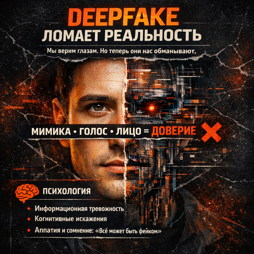 Раньше глаза были доказательством, а теперь - инструментом обмана...