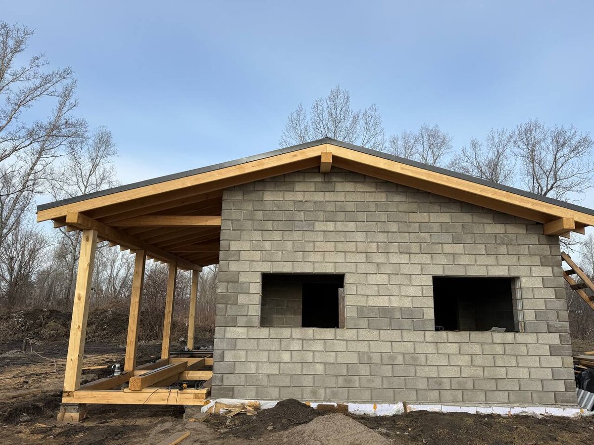 Дома из теплоблоков в стиле лофт