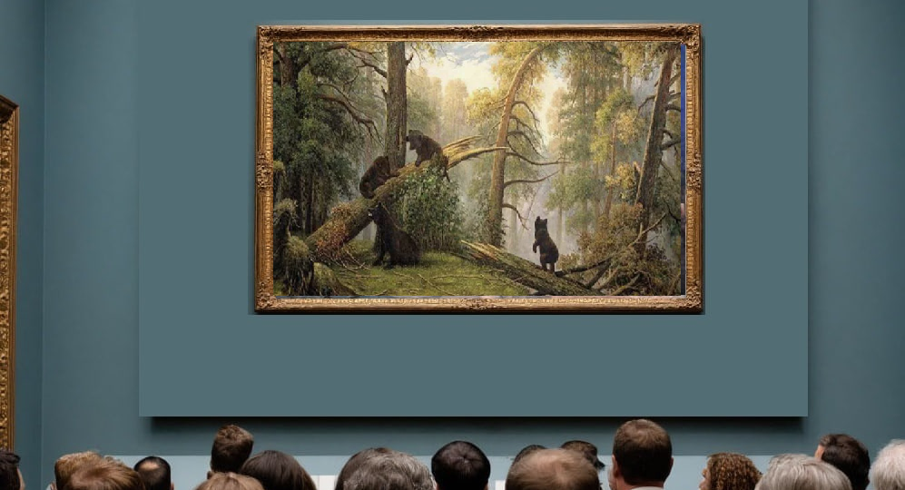 Сочинение по картине И.И. Шишкина «Утро в сосновом лесу» для 2 класса