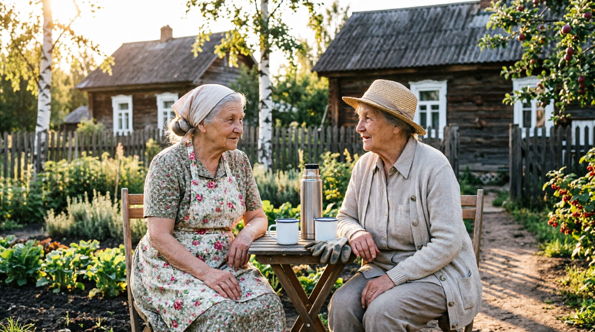 "Дачный вопрос": рассказ о двух кумушках-соседках, о вражде и примирении (быль)