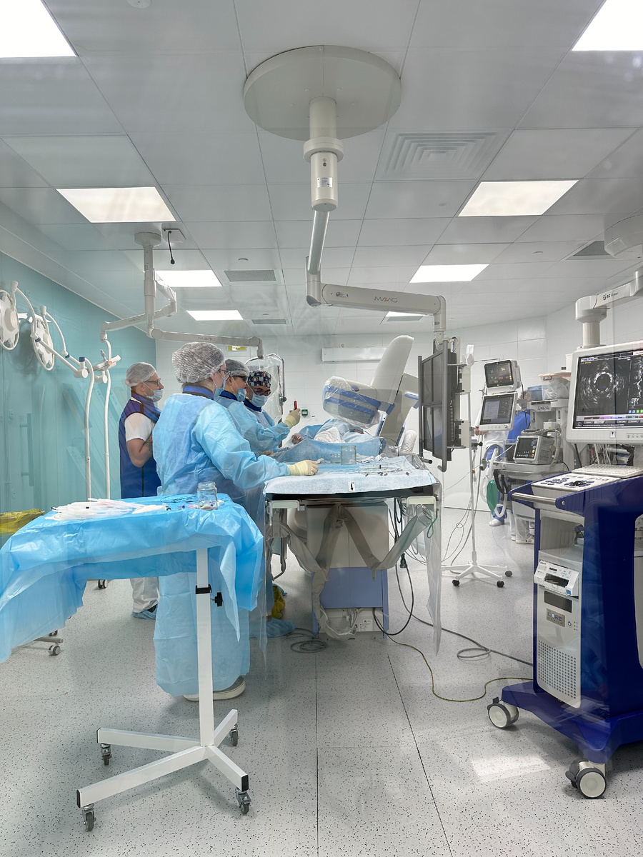 Рентгеноперационная Кардиоцентра ЦНМТ, г. Новосибирск