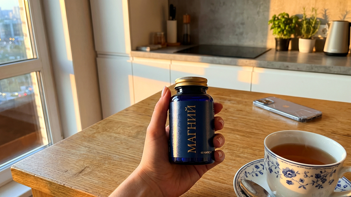 Синее стекло и золотые буквы. В аптеке сказали — поможет.