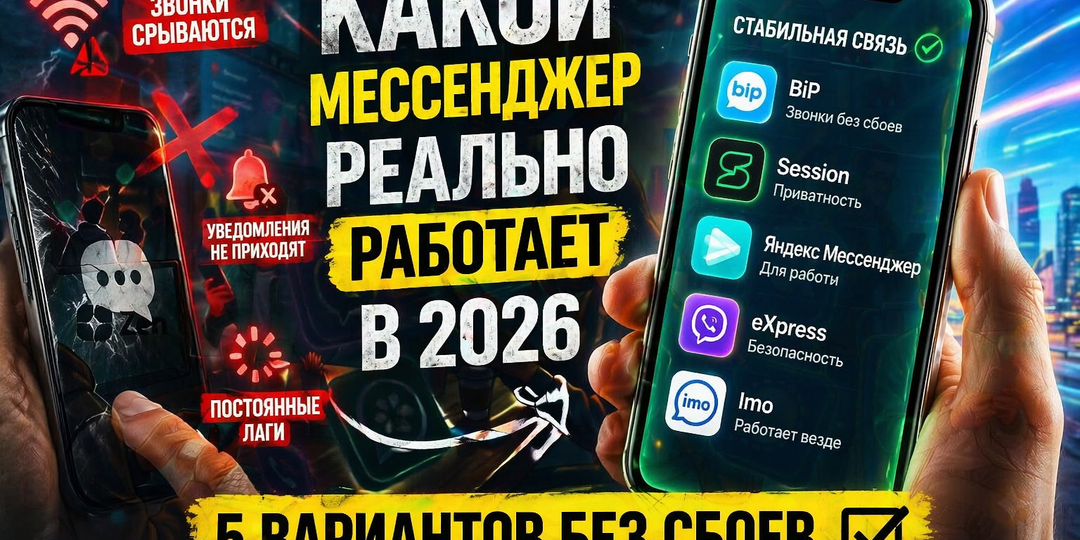 Если мессенджер начал подводить: 5 вариантов, которые реально работают в 2026
