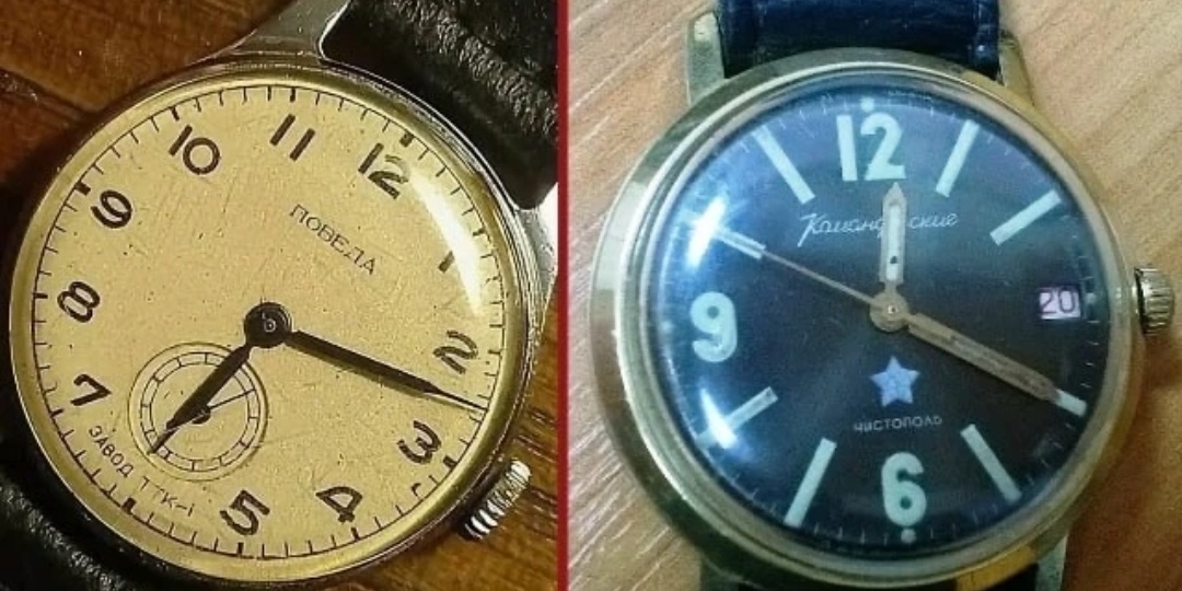 ЛЕГЕНДАРНЫЕ ЧАСЫ СССР: «ПОБЕДА» И «КОМАНДИРСКИЕ»