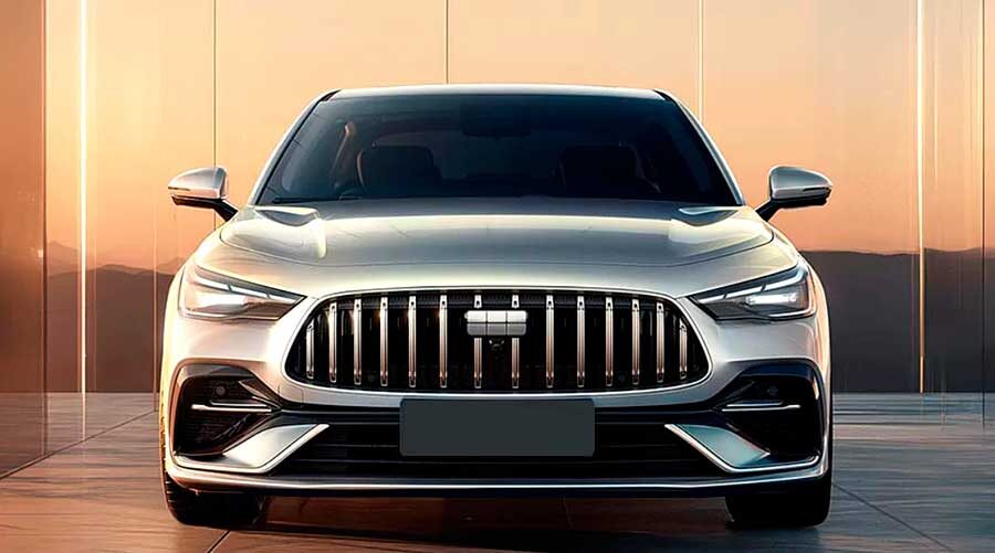    Geely Galaxy Starshine 6 первым получил гибридную версию с метаноловым двигателем.Geely