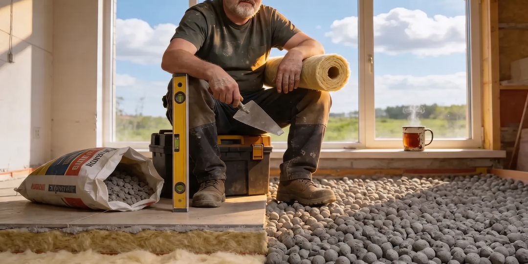 Пол под прицелом: керамзит или минвата — что теплее и дешевле