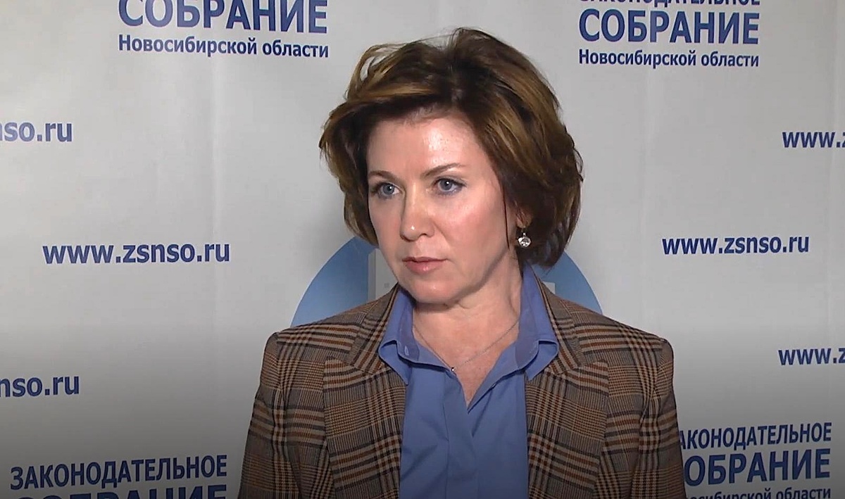 Елена Гончарова. Кадр теленовостей.