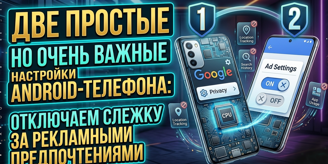 Две простые, но очень важные настройки Android-телефона: отключаем слежку за рекламными предпочтениями