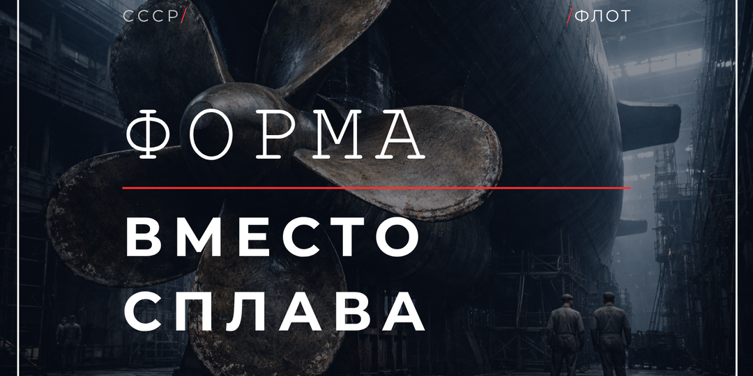 Советский гребной винт: почему его проектировали под режим, а не под сплав