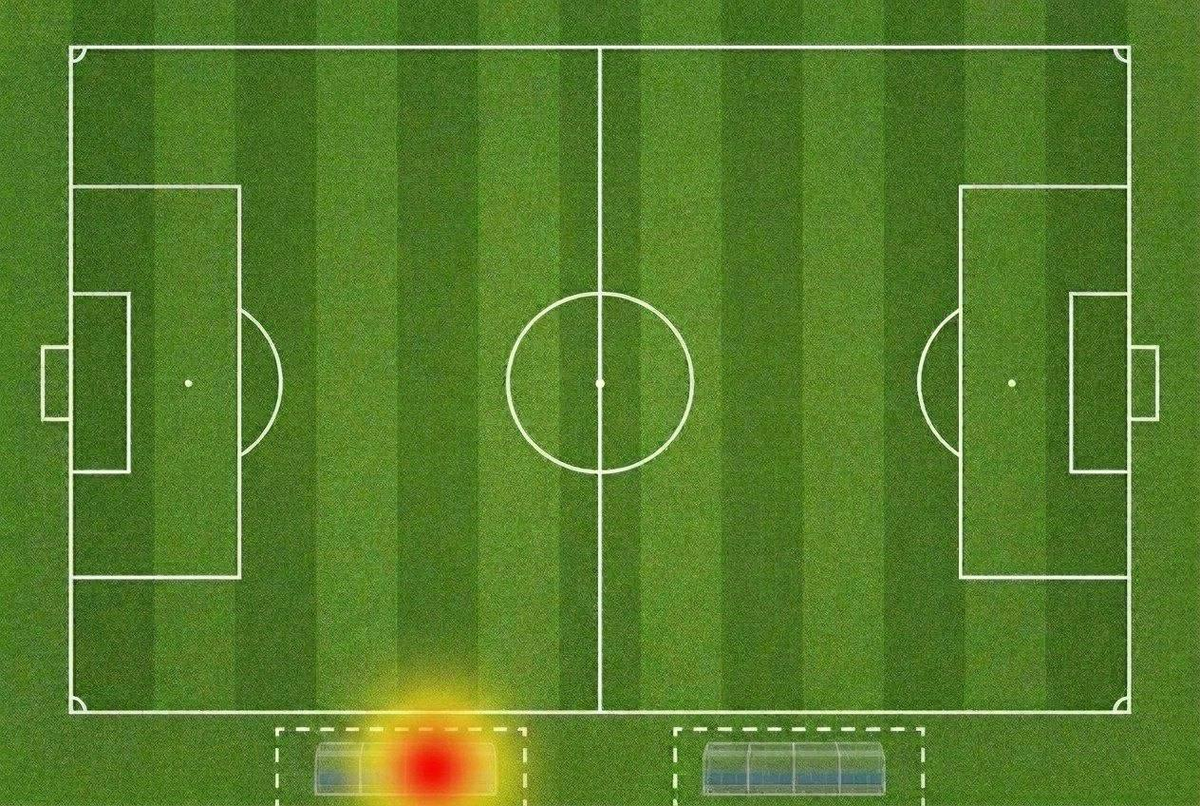 После определенных успехов Матвея Сафонова в ПСЖ, по Интернету начала активно продвигаться "тепловая карта вратаря Шевалье". Эта - после ответного матча ЛЧ с "Ливерпулем"