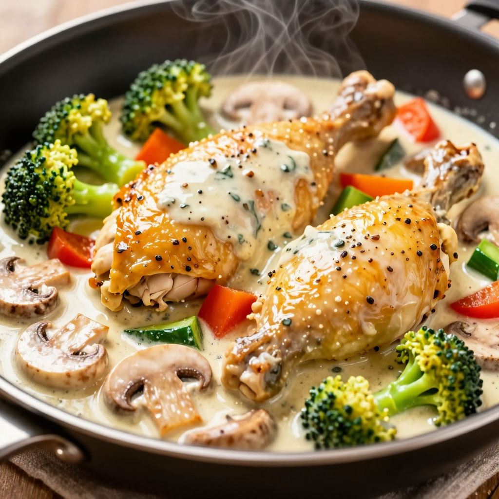 Курина грудка в соусе