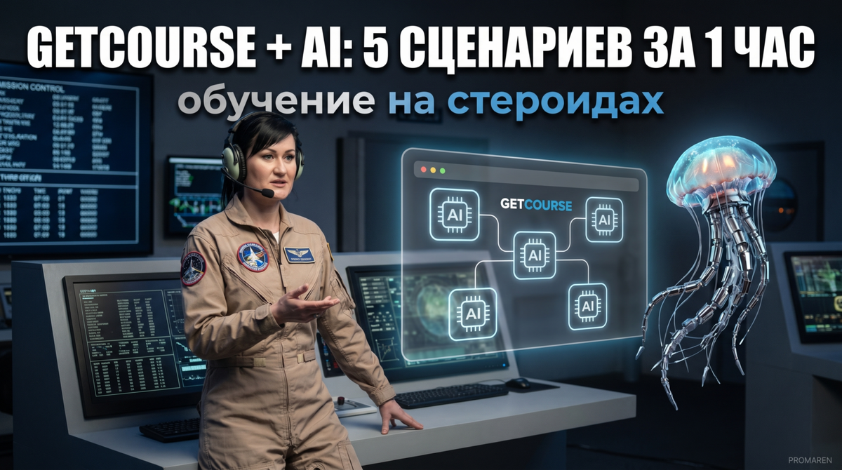    GetCourse с AI проверяет домашние задания и собирает траектории за 1 час | Марина Погодина, PROMAREN Марина Погодина