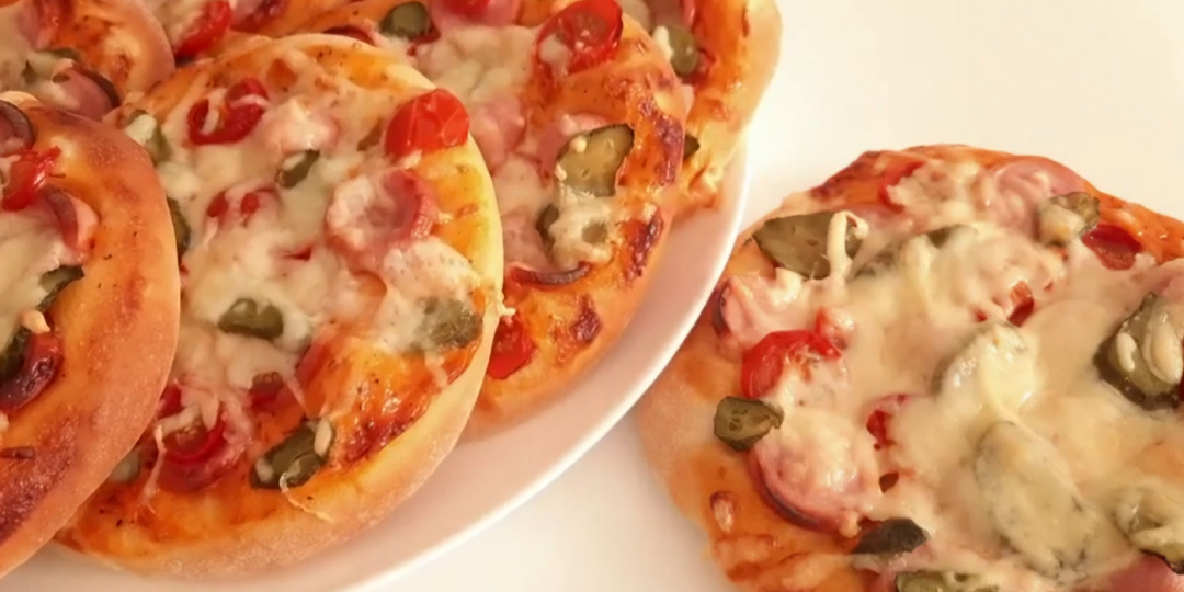 Мини пиццы идеальный перекус для школы и работы