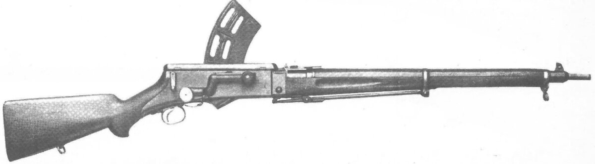Самозарядная винтовка Мадсена.