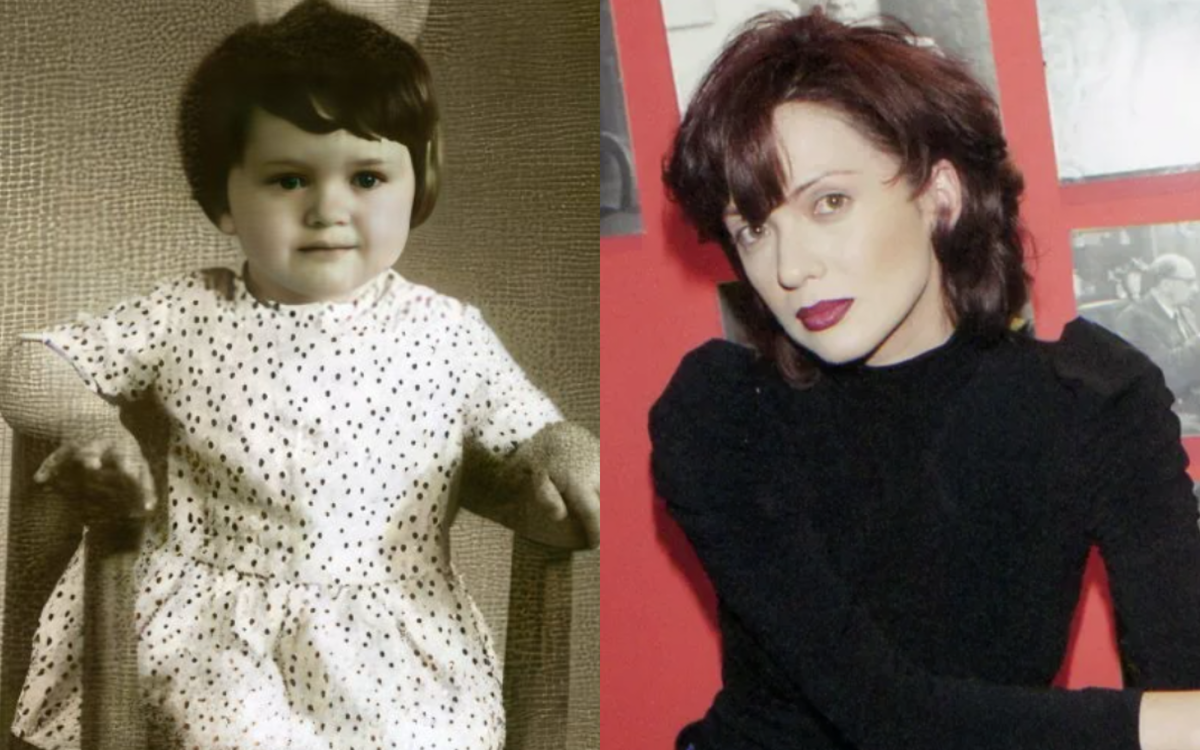 на фото Ольга Дроздова в детстве и юности 