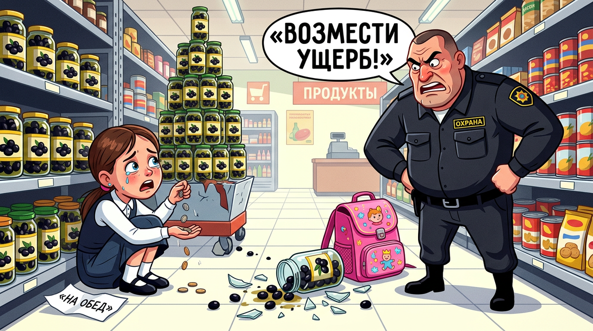 Разбила банку — отдала все деньги на обед: как магазин устроил самосуд над 11-летним ребенком
