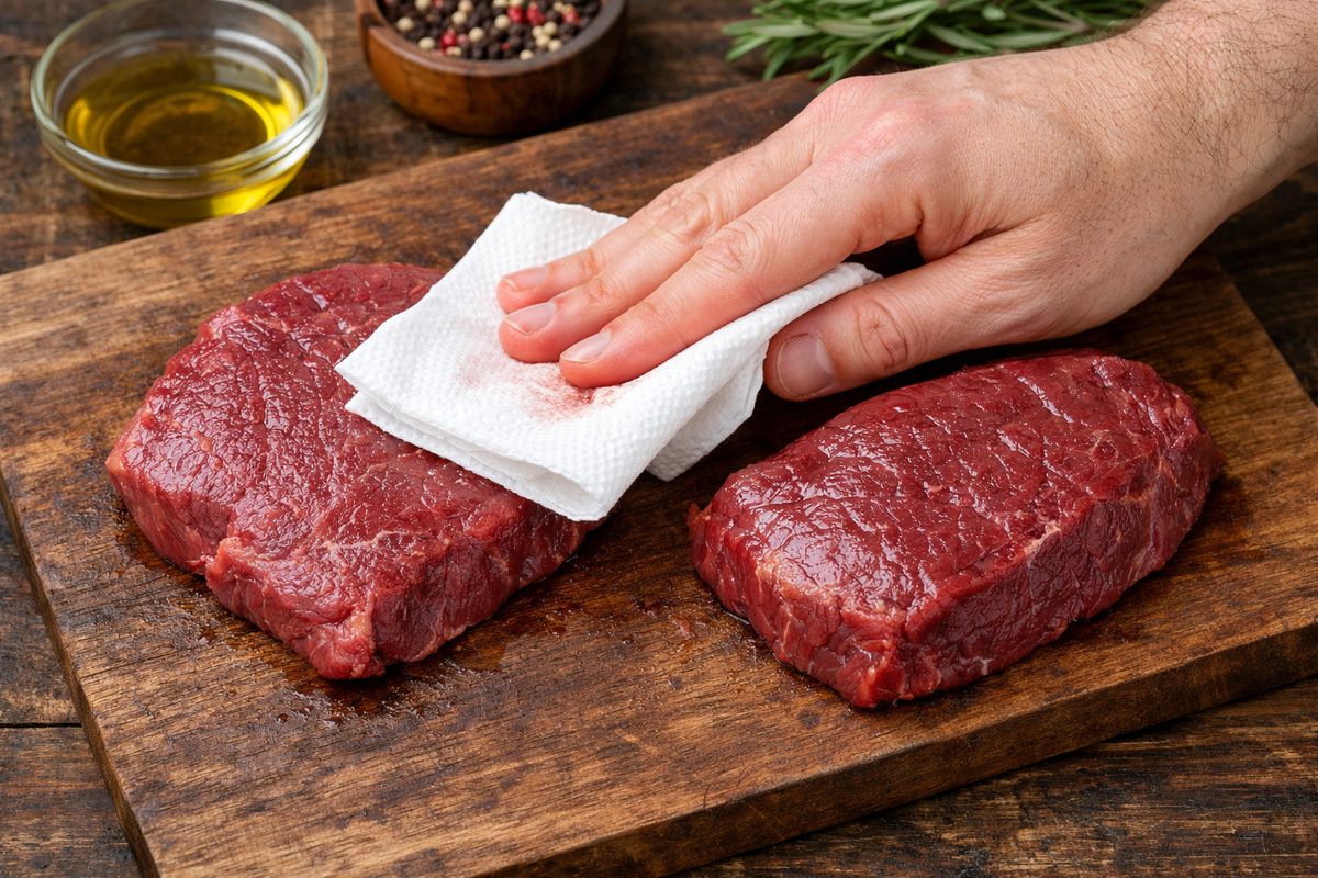 Подготовка мяса страуса