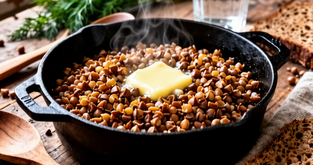 Забудьте про пакетики: настоящая гречневая каша из чугунка - рецепт поколений