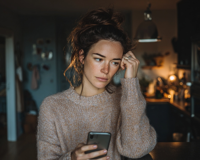 Я всё время думала о муже и ждала сообщения от него, от того второго