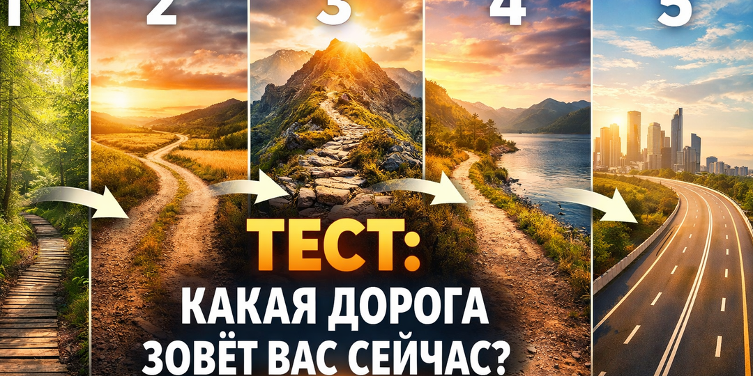 Психологический тест: «Куда ведёт ваша внутренняя дорога прямо сейчас?»