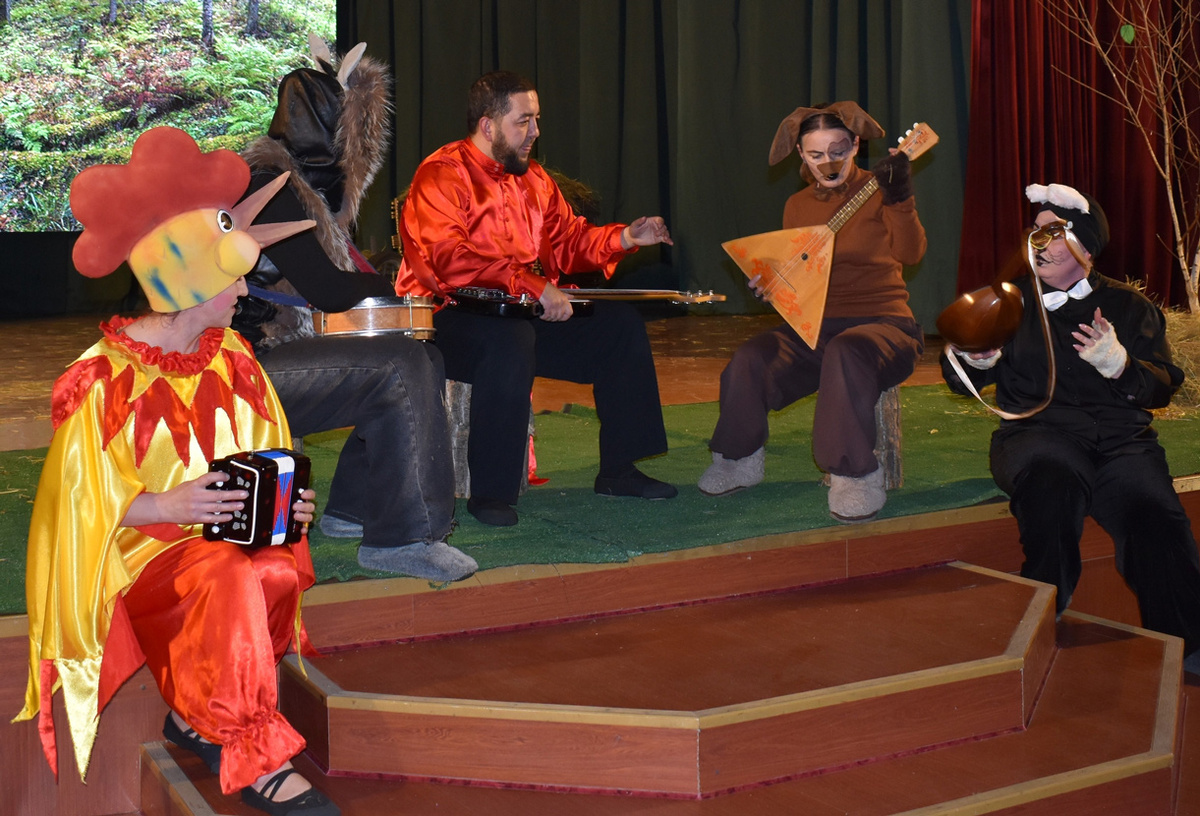 Спектакль «Бременские музыканты», представленный театром «Намыс»