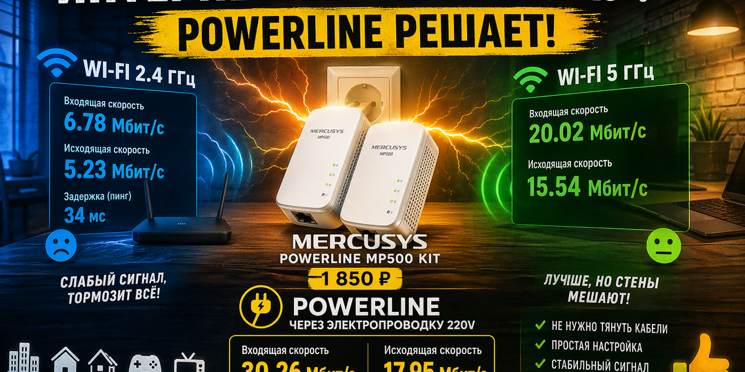 ИНТЕРНЕТ из РОЗЕТКИ 220V