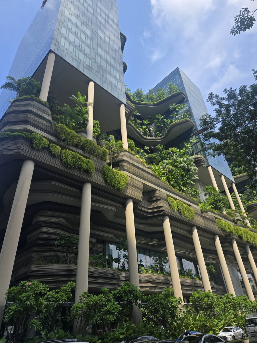 Современные здания в Сингапуре