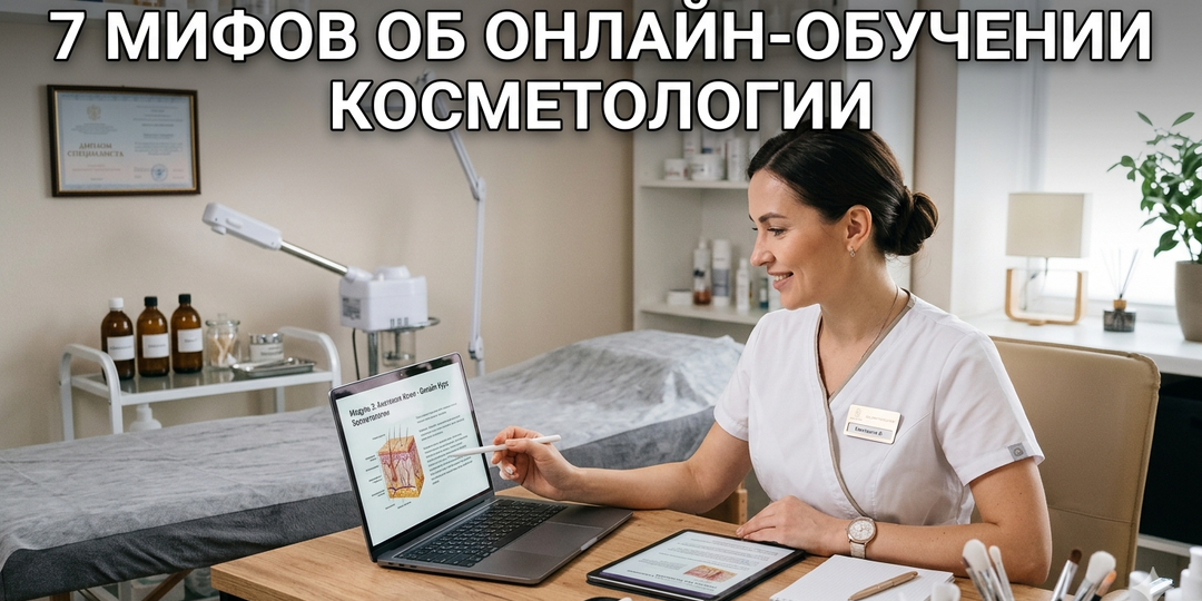 7 мифов об онлайн-обучении косметологии