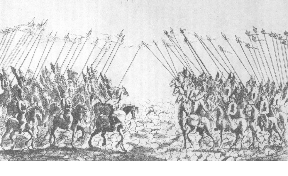 Отряд жильцов-ангелов, иллюстрация из "О путешествии польского посольства в Московию в 1678 году" Бернгарда Леопольда Франциска Таннера