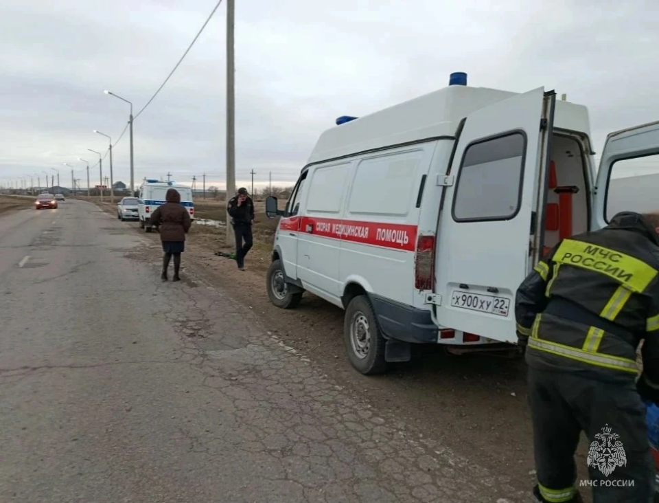    ДТП в селе Ключи. Источник: ГУ МЧС России по Алтайскому краю