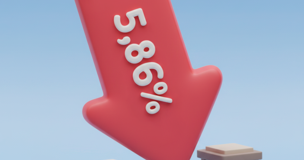 Годовая инфляция в России замедлилась до 5,86%